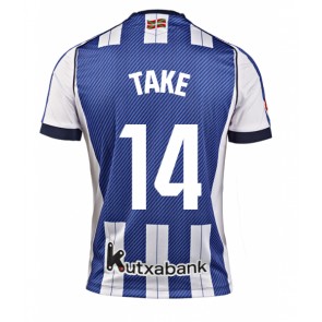Real Sociedad Takefusa Kubo #14 Replica Home Stadium Shirt 2025-26 Short Sleeve